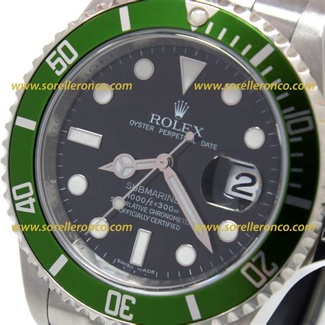 rolex 16610 ghiera verde su chrono24|rolex 16610 dimensions.